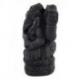 Statuette Ganesh 20cm en pierre de Java noire reconstituée