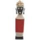 Statuette Namji Rouge 28cm - Perles & Cauris