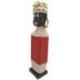 Statuette Namji Rouge 28cm - Perles & Cauris