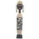 Statue Namji Noire & Blanche 40cm - Perles & Coquillages Cauris