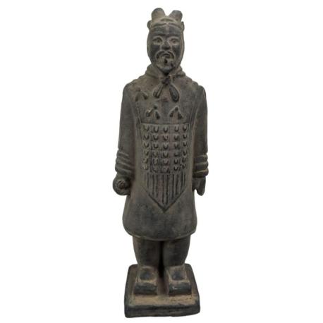 Statue Guerrier Chinois Xian en Terre Cuite | Général 20cm