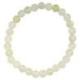 Bracelet en Jade clair A | Boules 6mm