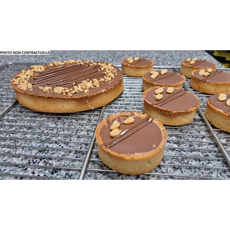 TARTE CACAHUETES CHOCOLAT LAIT TARTE CACAHUETES CHOCOLAT LAIT