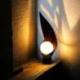 Lampe Ethnique en Feuilles de cocotier & Acajou 60cm | À équiper