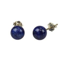 Boucles d'oreilles - Clous en Lapis Lazuli 6mm
