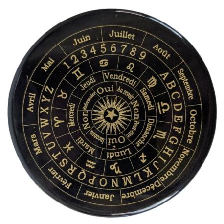 Plaque en Onyx ⌀8cm | Outil de Divination & Méditation