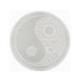 Disque Yin-Yang en Sélénite ø10cm - Plaque de rechargement Feng Shui