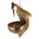 Mangeoire à Oiseaux en Noix de Coco à Suspendre