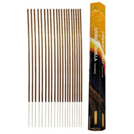 Encens sans charbon parfum Orange Vanille 20 bâtons | Terra