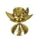 Brûleur d'Encens en laiton Fleur de Lotus 7cm｜Pour Résine, Cône & Bâton