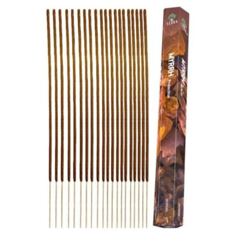 Encens sans charbon à la Myrrhe 20 bâtons | Terra
