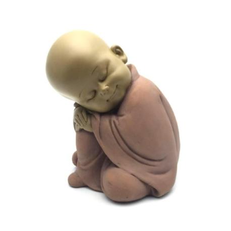 Statuette Bébé Bouddha penseur 12cm.