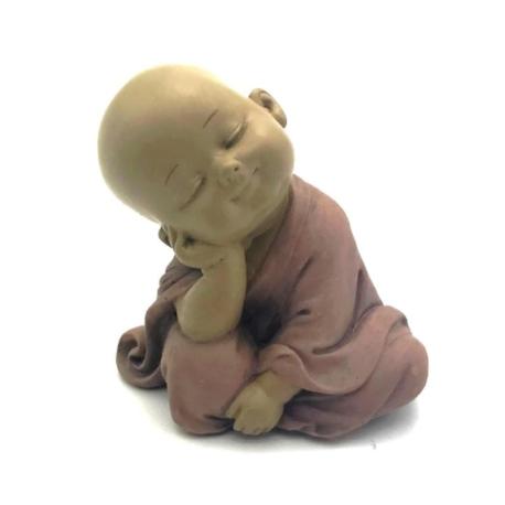 Figurine miniature Bébé Bouddha penseur 7cm