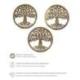 Arbre de vie ø40cm - Décoration murale en Bois de Suar
