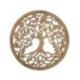 Sculpture murale Arbre de Vie ø80cm | bois de suar
