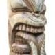 Totem Tiki Kahuna 120cm en Bois de Suar Massif | Pièce Unique