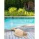 Sculpture Tortue de mer XL 80cm en bois brut