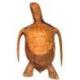 Sculpture Tortue de mer XL 80cm en bois ciré