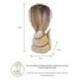 Grande Statue Serpent Cobra 100cm en bois sculpté