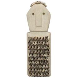 Statuette en Pierre & Petits Coquillages 16cm | Savoir-faire traditionnel de Sumba