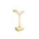 Présentoir / Support à boucles d'oreilles 14cm en bois brut
