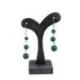 Présentoir / Support à boucles d'oreilles 10cm - finition "noir vintage"