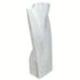 Buste - Présentoir à colliers en bois massif blanc cérusé 35cm