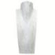 Buste - Présentoir à colliers en bois massif blanc cérusé 35cm