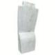 Buste - Présentoir à colliers en bois massif blanc cérusé 35cm