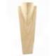 Présentoir spécial colliers longs 60cm buste en bois exotique brut
