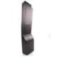 Présentoir spécial colliers longs 60cm buste en bois massif noir