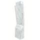 Présentoir spécial colliers longs 50cm buste en bois finition "blanc cérusé"
