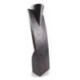 Présentoir spécial colliers longs 50cm buste en bois massif noir