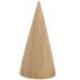 Cône en bois 15cm - Présentoir à Bijoux | Finition Bois brut naturel