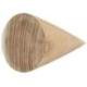 Cône en bois 15cm - Présentoir à Bijoux | Finition Bois brut naturel