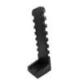 Présentoir à bracelets cranté 30cm - Bois massif teinté noir Présentoir à bracelets cranté 30cm - Bois massif teinté noir