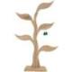 Arbre à boucles d'oreilles - Porte-bijoux en bois brut