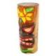Totem Tiki 25cm en bois motif Fleur de Tiaré