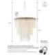 Lustre Bohème "Kaléa" en coquillages naturels ⌀50cm