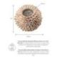 Bougeoir Bohème en Coquillages Cauris ⌀13cm