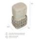 Statuette 10cm en Pierre & Coquillages Cauris | Savoir-faire traditionnel de Sumba