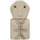 Statuette Tribale en Pierre et Coquillages Cauris 10cm | Artisanat de Sumba