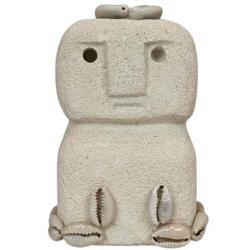 Statuette Sumba en Pierre et Coquillages Cauris 8cm | Savoir-faire de Sumba