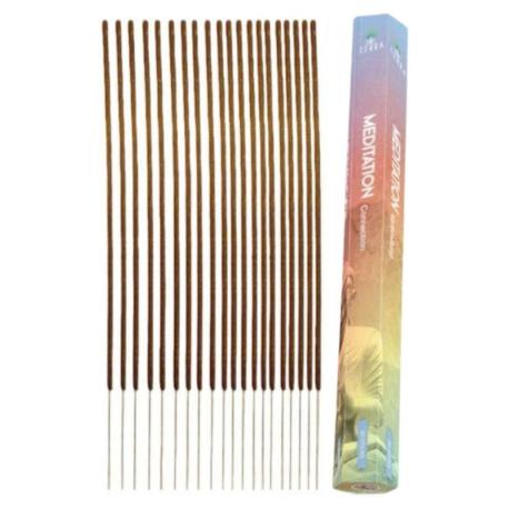 Encens sans charbon "Méditation" 20 bâtons | Terra