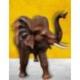 Statue Éléphant d'Afrique XL en bois exotique 70cm