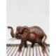 Statue Éléphant d'Afrique XL en bois exotique 70cm