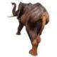 Statue Éléphant d'Afrique XL en bois exotique 70cm