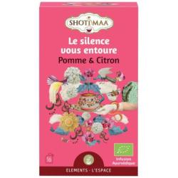 Infusion Ayurvédique Bio Le silence vous entoure - Pomme & Citron | Shoti Maa Éléments