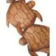 Les Tortues | Décor Mural 95cm en Bois de Suar sculpté Main