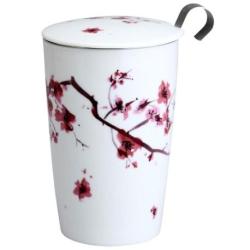 Tisanière Double Paroi "Cherry Blossom" 350ml | Teaeve